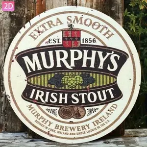 Aluminum Vintage Retro Irish Wall Art Decor 8x12 Inches for Home Bar Garage Man Cave Outdoor Garden Pub Club Metal Sign Vintage Garage Signs