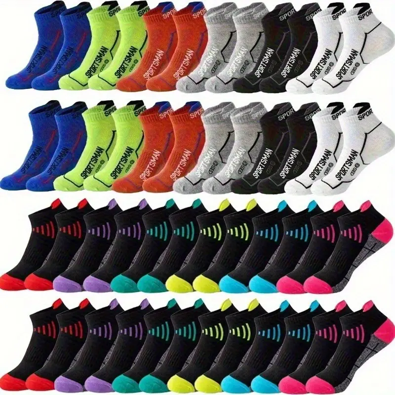12/18/24 Pairs Summer Breathable Sweat Absorbent Tyr Does Not Wear Feet Professional Running Fitness Socks