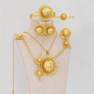 Ethiopian women's jewelry set, hairpins, headbands, earrings, bracelets, rings, pendants, African brides' wedding gifts