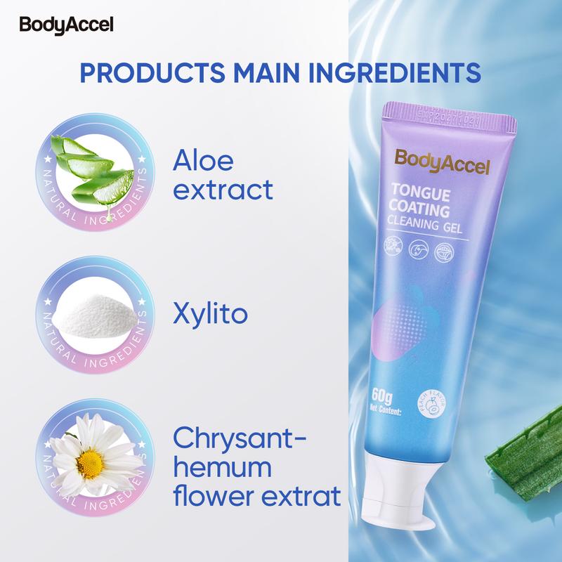 [SW] BodyAccel Tongue Cleaning Gel Bundle for Refreshing Oral