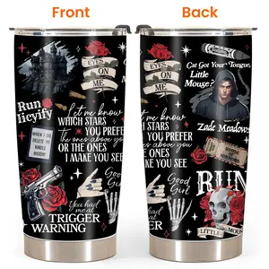 Run Little Mouse Haunting Adeline Tumbler, Dark Romance Drinkware, Smut Reader, Book Lover Gifts For Her dark romance