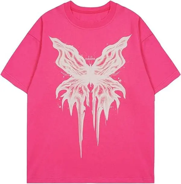 Vamtac Oversized Graphic Tees Mens Vintage T Shirts Half Sleeve Boxy Baggy Loose Streetwear Shirts Women Comfort, gift for her, gift for women, beauty shirt, women T shirt.