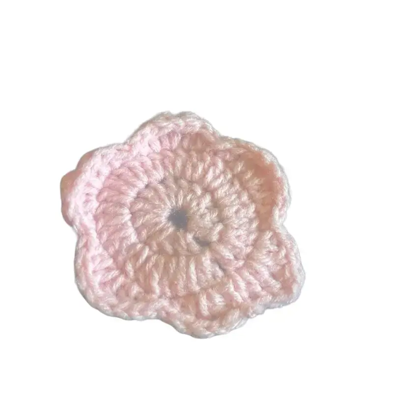 Pink Flower Coaster - Simple Design as Described