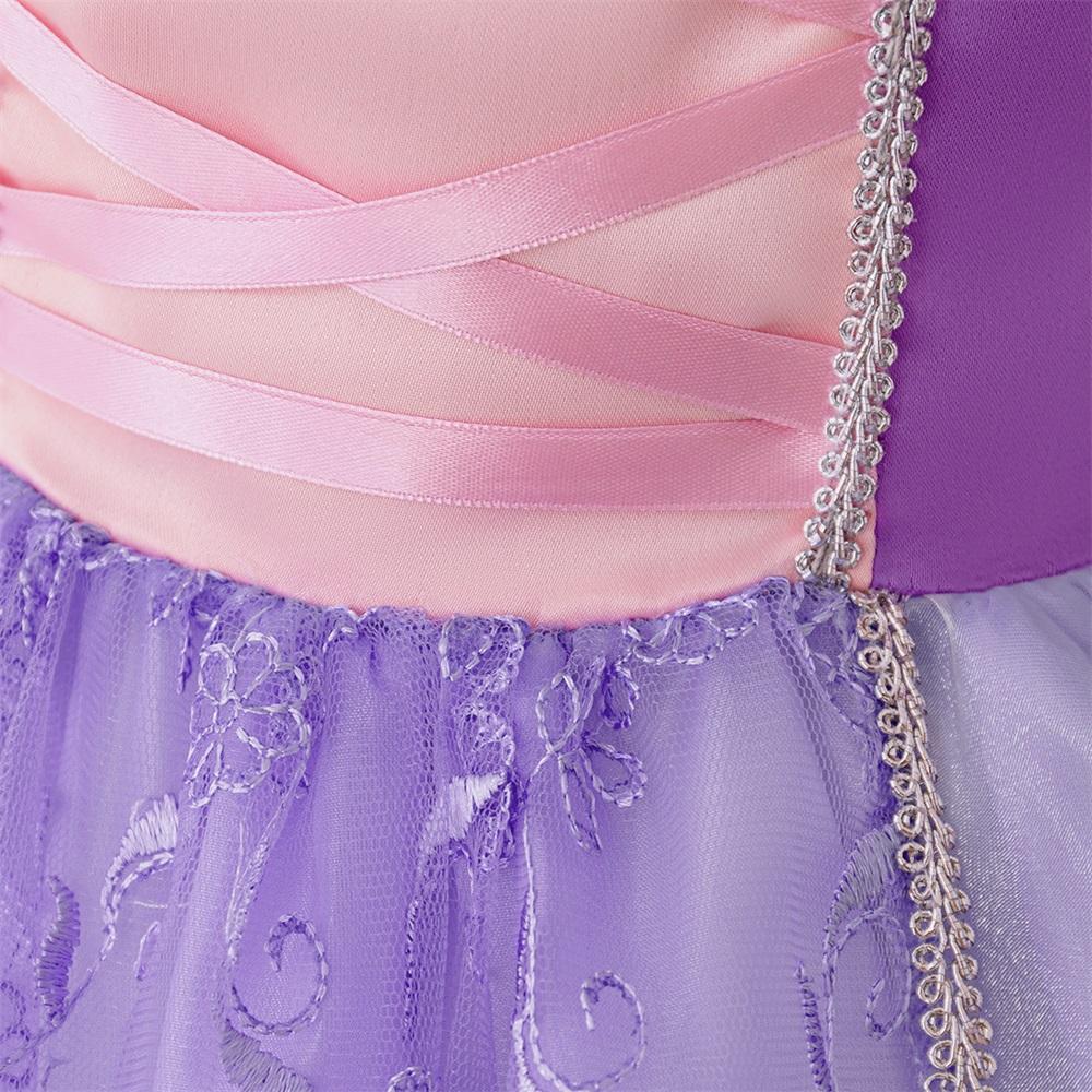 103 Rapunzel dress mesh dress Rapunzel girl Sofia dress children's performance costume children