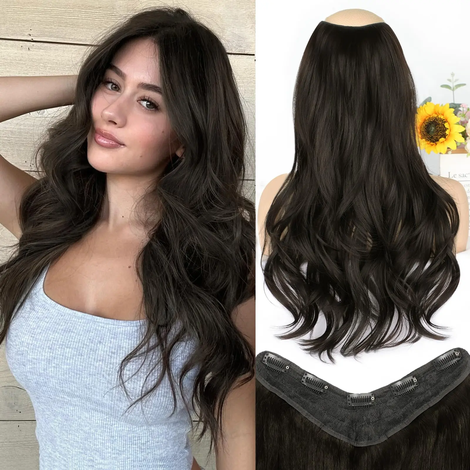 20inch V Black Brown