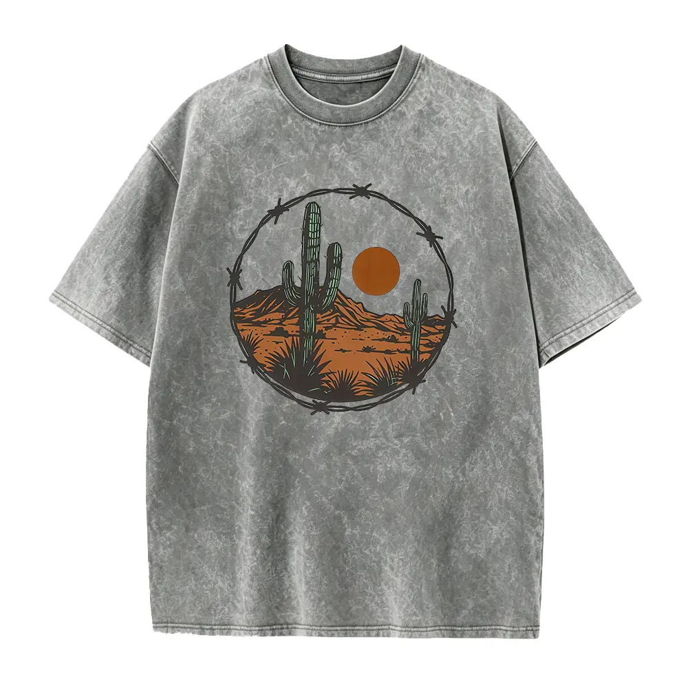 Cactus Desert Graphic Tee: Arizona Nature Lover Shirt