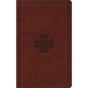ESV Value Thinline Bible (Trutone, Brown, Mosaic Cross Design)