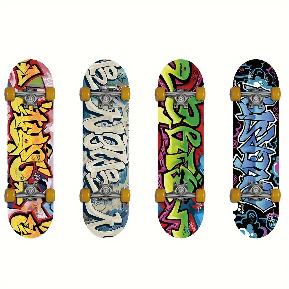 New Beginners Skateboard - Vibrant Multi-color Design Skateboard, 31*8 Inch 7ly-Maple For Beginners Load 220.46LB 7 Layer Maple Wood Deck With Safe Non-slip Surface, Double Kick Concave