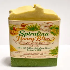 Spirulina honey  bliss soap bar