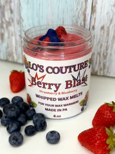 WHIPPED WAXMELTS STRAWBERRY AND BLUEBERRY