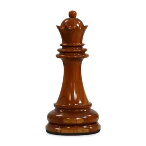 MegaChess 14 Inch Light Teak Queen Giant Chess Piece