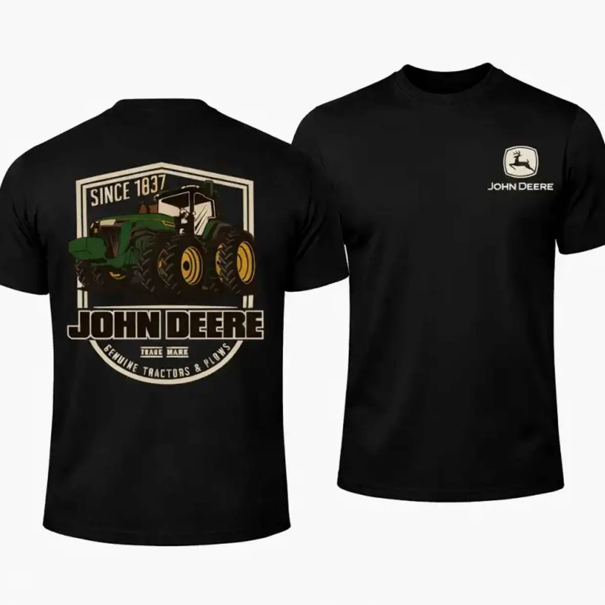 John Deere T-Shirt – Classic Tractor Graphic with Vintage Farm Style, Perfect for Farmers and Tractor Lovers, Unisex T-Shirt for Men and Women R