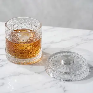 Elegant Crystal Spinning Glass | Perfect Gift for Whiskey & Wine Lovers