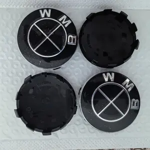 4pcs Bmw 56mm HUB Caps, Wheel Center Cap Covers, Wheel Cover Kits for 1 Series, 3 Series, 5 Series, 7 Series, X1, X3, X5, X6, Z4, Car Decor Accessories