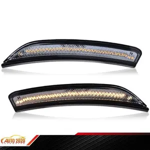 Fit For 2015-17 Chrysler 200  Front Left and Right Smoke LED Side Marker Light