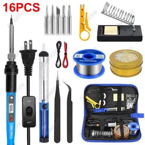 80W Instant Heat Soldering Iron Kit - Complete Set with Welding Gun, Solder Wire & Desoldering Pump |   60s Ready Parts Metal