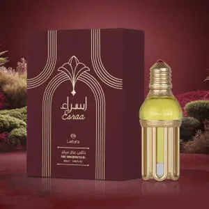 Lattafa Israa Pure Concentrated Floral Fusion Perfumed Oil - Ethanol-Free Unisex Fragrance, 20ml (0.68 fl oz), Single Item, Floral Fusion Fragrance