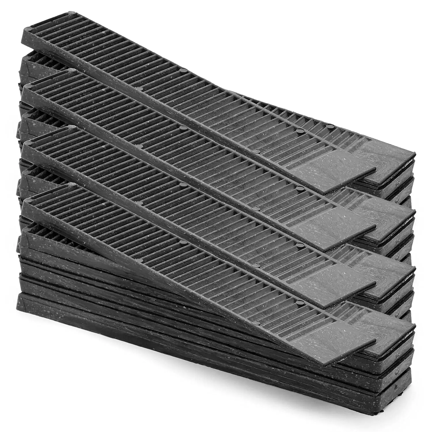 Composite Shims (24 Pack) - Hard Composite Shims for  Improvement - Never Rot Shims for Leveling - Restaurant Table Shims - Table Wedges - Toilet Shims - DIY Furniture Levelers -