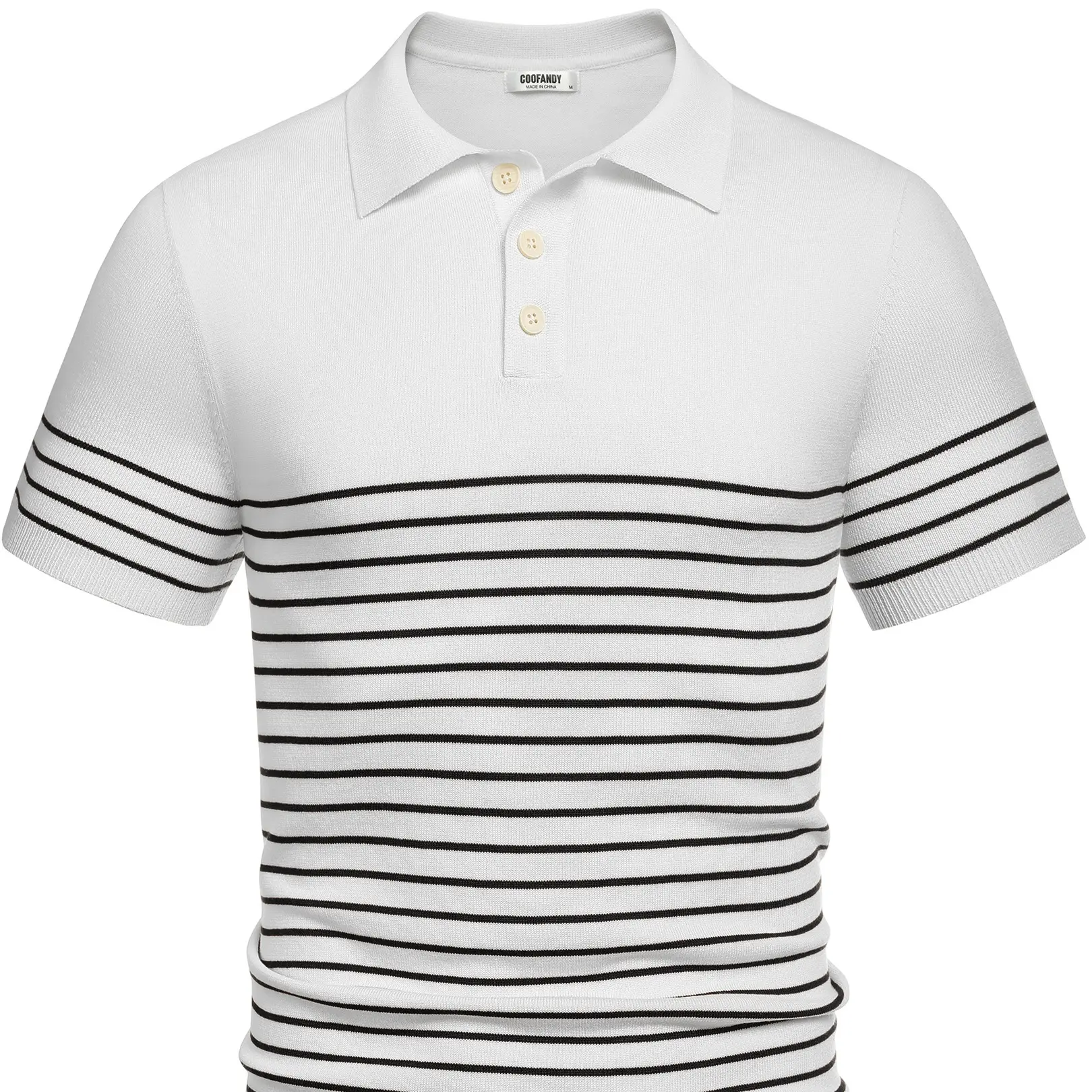 White (Black Stripes)