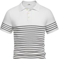 White (Black Stripes)