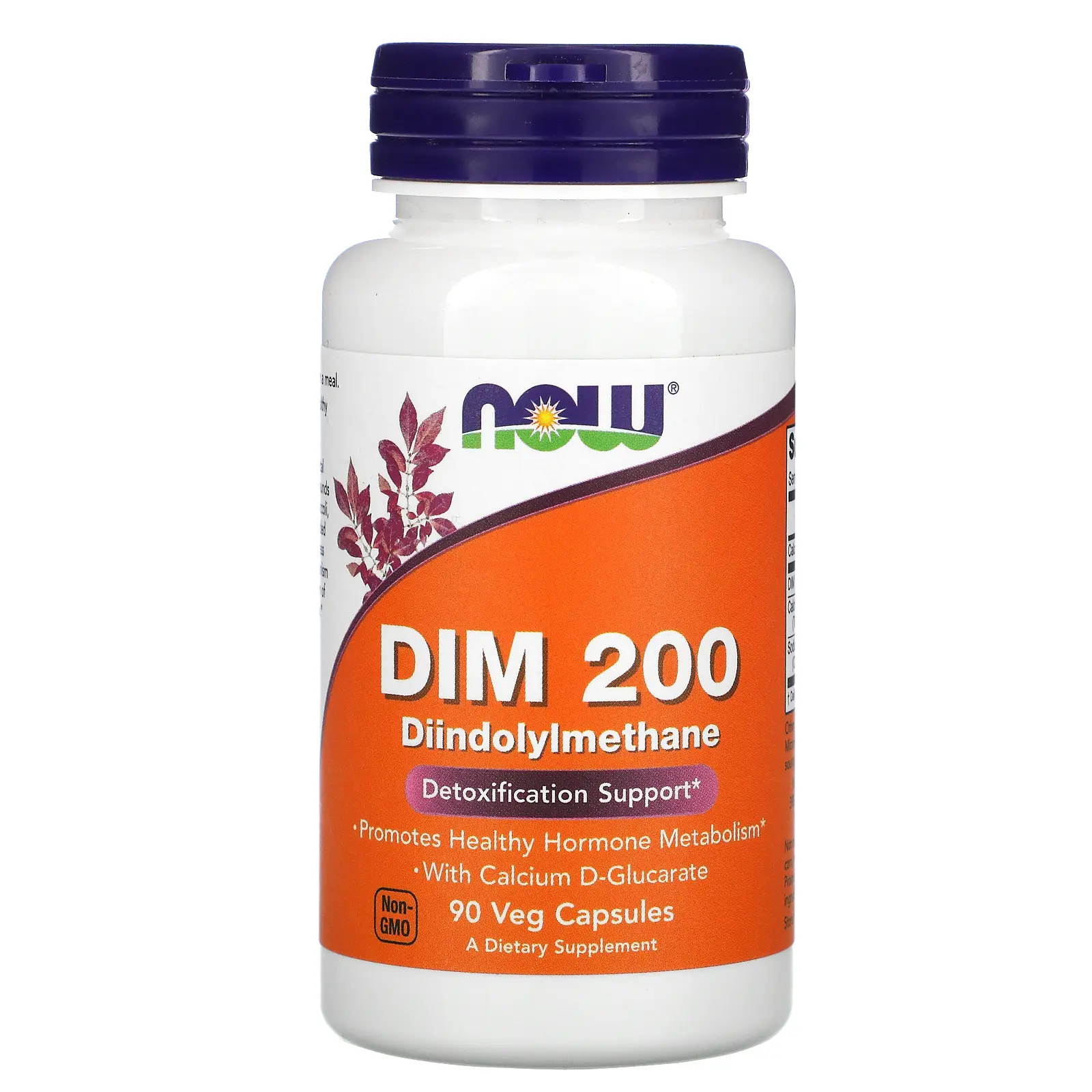 NOW Foods DIM 200, 90 Veg Capsules