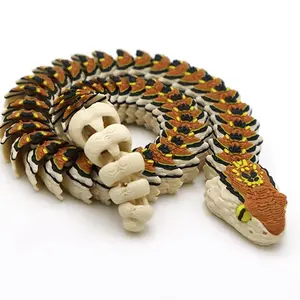 29.97cm Western Rattlesnake Toy, Full Body Articulated, Can Coil in Hand for Play, Ages 3 And Up
