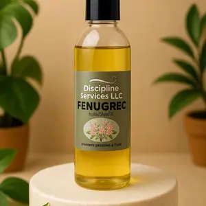 Discipline Services LLC Oil Fenugreek for Massage Body Cold Pressed Huike/slei/si Natural Body Care Pure & Natural Formula
