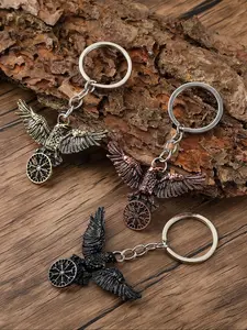 Vintage Viking Eagle Pendant Keychain, Hip Hop Norway Style Party Accessory, Valentine's Day Mother's Day Father's Day Birthday Gift