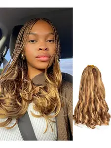 12 Inch Curly Braiding Hair Set 8 Packs 50g/pack Soft and Elastic for Women with Curled Ends, Perfect for Versatile Styles