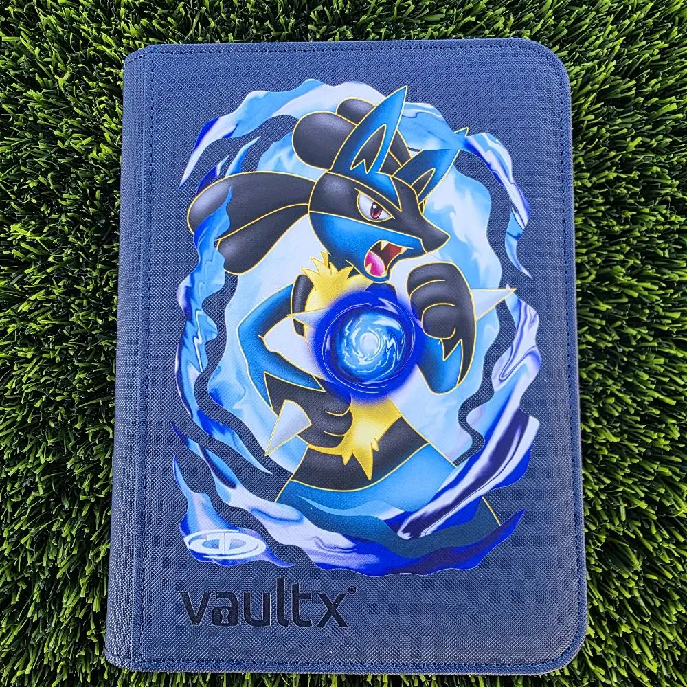 Vault X - Lucario Custom 4 Pocket Binder - Navy Blue