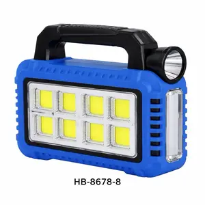 Solar LED Light Flashlight Lantern Power-bank 4 in 1