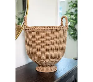 Simply Stunning French Garden Tall Footed Planter by Janine Graff