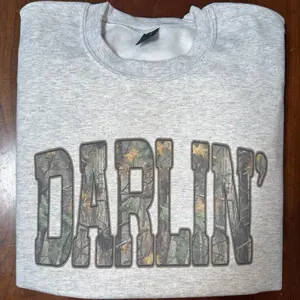 Darlin Camo Print Sublimated Sweatshirt