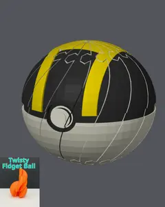 Ultra Ball Pokemon Pokéball Twisty Slime Fidget