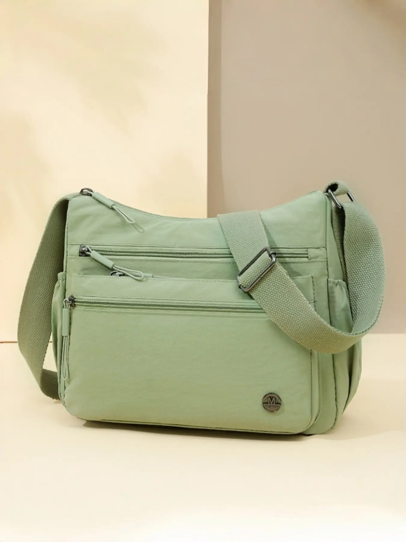 Women's Large Capacity Multi-Compartment Purse Shoulder Crossbody Bag with Water-Resistant Fabric, Spacious Anti-Theft Handbag for Moms, Commuting, Shopping, Travel, Work & Essentials, Handbag Sling Bag
