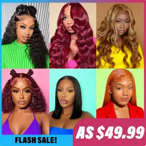 [$49=26 Inch human hair wig] 26 Inch Body wave Lace Front Wigs Human Hair Pre Plucked 13x4 HD Lace Frontal Wigs Brazilian Human Hair 180 Density  Human Hair Wig with Baby Hair Wig