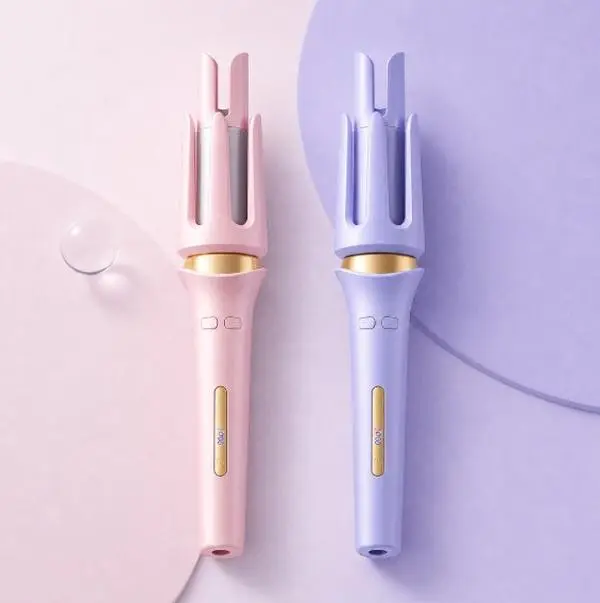 Automatic Hair Curler - 32mm Ceramic Barrel, 1-Button Auto Rotating Wand, Adjustable 3 Temperature Settings (160-200°C), Fast Heat, Anti-Scald Styling Tool for Long & Short Hair