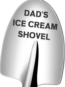 Fathers Day Gifts for Dad – Funny Ice Cream Shovel Scoop, Unique Birthday or Christmas Stocking Stuffer from Son or Daughter