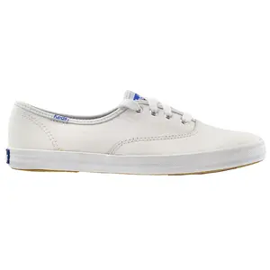 Keds Womens Champion Originals Leather Lace Up Sneakers Shoes Casual - White
