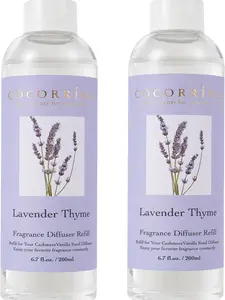 Cocorrína Reed Diffuser Refill - Lavender Thyme 6.7 oz / 2 Packs Reed Diffuser Oil Refill