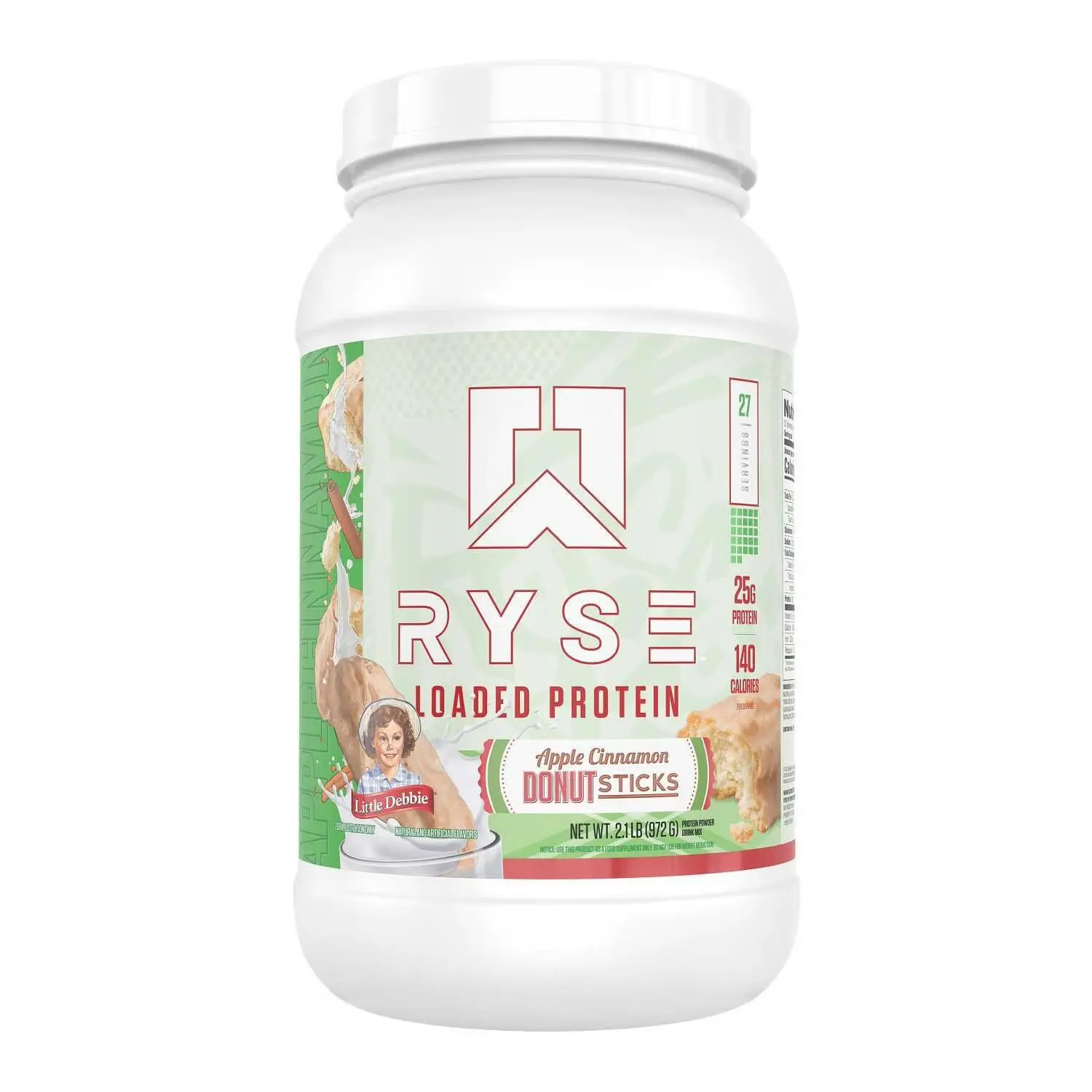 Ryse Supplements Loaded Whey Protein Powder - Fitness Dietary Supplement for Muscle Support, Post-Workout Recovery
