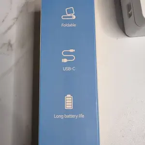 PLAYHOT Portable Handheld Turbo Fan, 5 Gear Wind,4000mAh Battery Operated, Up to 10 Working Hours, 3 IN 1 Hand Fan Rechargeable with Air Turbo Tech Cooling Fan for Outdoor Activities, Travel, Working, Summer Selected Products