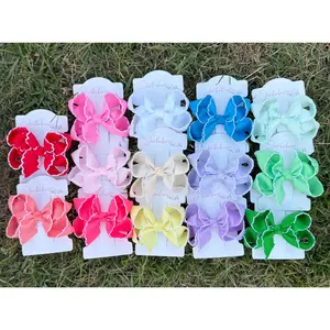 Teeny-Tiny Fun Solid Hair Bows (3in)