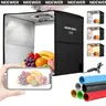 NEEWER LB30B/LB40B Folding Fabric Tent Photo Studio Light Box, Portable USB-A LED Photography Supplies with Soft Even Fill Light, Includes 6 Backdrops, Travel-Friendly Camera Accessory for Content Creators, Influencers
