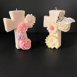 soy wax cross candle