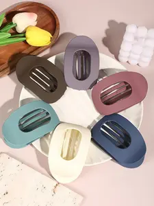 Solid Color Hair Claw, Hair Clip, Casual Versatile Hair Accessories for Women, Minimalist Headwear Suitable for Thick Hair, Fashion Hair Accessories for Party, Daily Clothing Decor