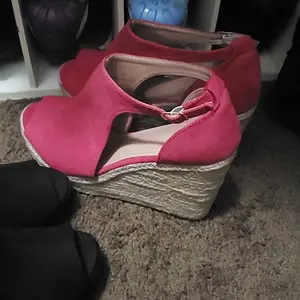 Women's Fashionable Espadrille Peep Toe Wedge Sandals, Casual Hollow Out Design Buckle Decor Flatform Shoes For Beach Party Vacation, Fashion Shoes For Party, Daily Clothing Decor