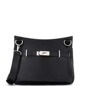 Pre-owned HERMÈS material Messenger Bags Hermes Jypsiere Bag Clemence and Swift 31 by Rebag