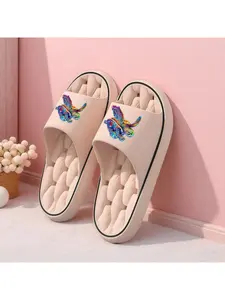 1 pair of new unisex slippers, colorful turtle parent-child design, indoor/outdoor slippers, holiday gift slippers, women's sandals, room slippers, birthday gift slippers, casual slippers, summer EVA slippers