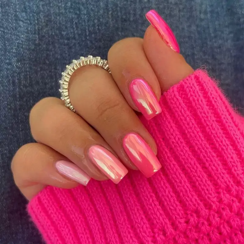 360pcs of Randomly Assorted Nail Designs in Medium, Short, And Long Lengths, Featuring Square, Almond, Oval, And Ballet Shapes. These Stylish And Shiny Nail Products Are Removable False Nails That Enhance Your Look And Showcase The Beauty of Your Nai